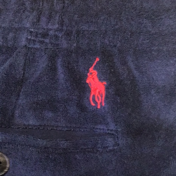 Ralph Lauren Polo mens chenille shorts, navy blue, Large. - Picture 1 of 7